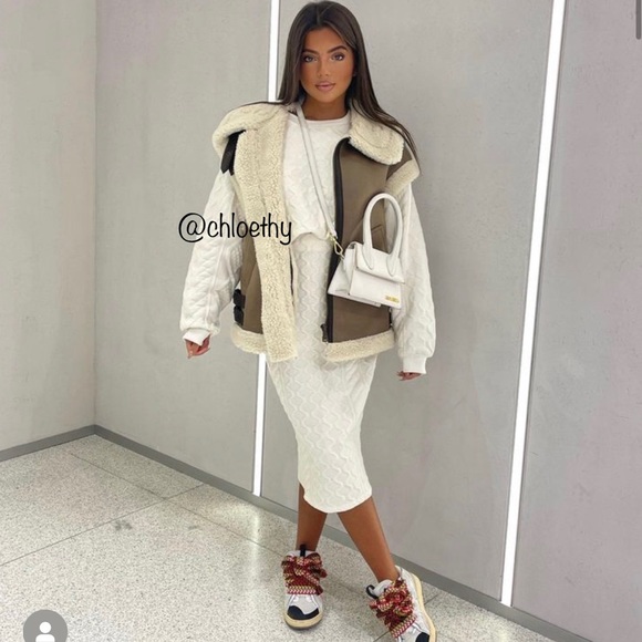 Zara COMBINATION FLEECE VEST - Picture 14 of 16